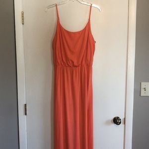 Coral maxi dress by Gap, size L